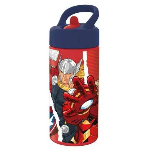 Garrafa de Água The Avengers Infinity Vermelho Preto (410 ml)