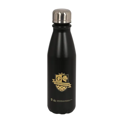 Garrafa de Água Harry Potter Bravery Preto Metal 500 ml