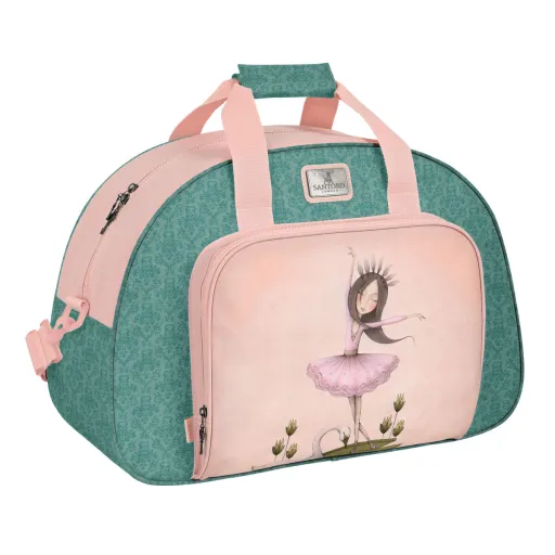 Saco de Desporto Santoro Swan Lake Cinzento Cor de Rosa 48 x 33 x 21 cm