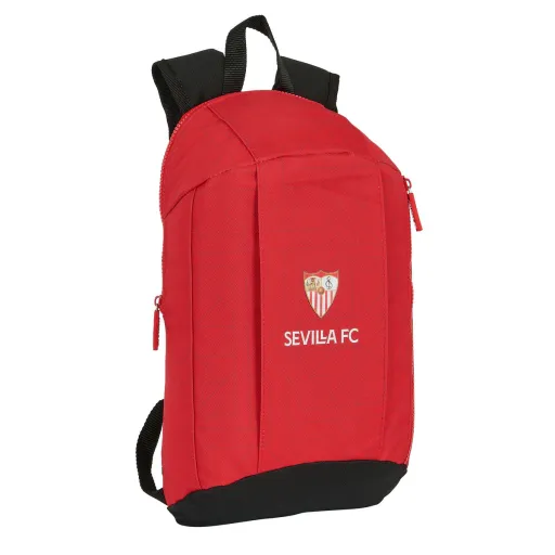 Mochila de Caminhada Sevilla Fútbol Club Preto Vermelho 22 x 39 x 10 cm