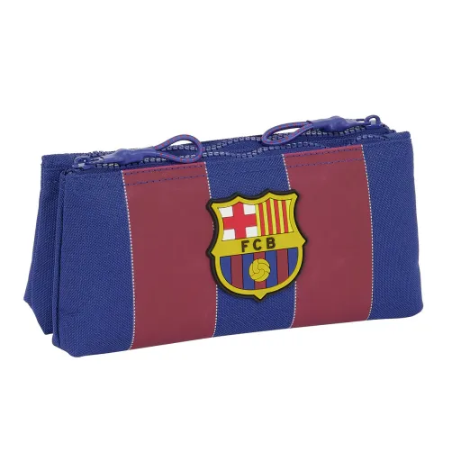 Nécessaire de Viagem F.C. Barcelona Vermelho Azul Marinho Desportivo 22 x 10 x 8 cm