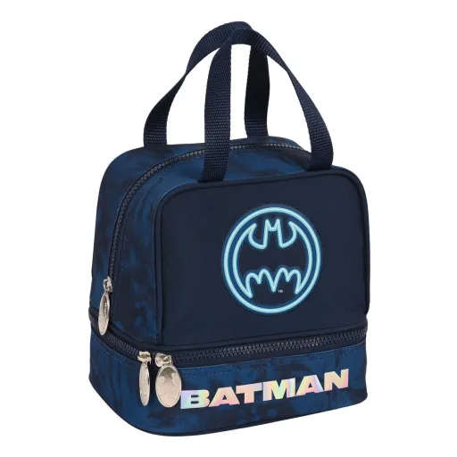 Lancheira Batman Legendary Azul Marinho 20 x 20 x 15 cm