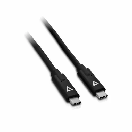 Cabo USB C V7 V7UCC-1M-BLK-1E      1 m Preto