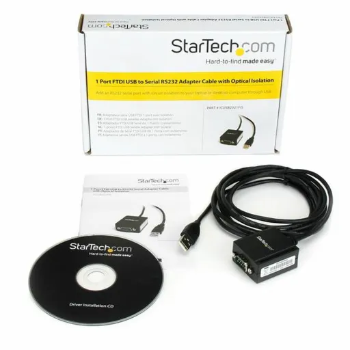 Adaptador USB para RS232 Startech ICUSB2321FIS         Preto