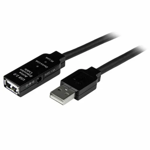 Cabo Alargador USB Startech USB2AAEXT20M         20 m Preto