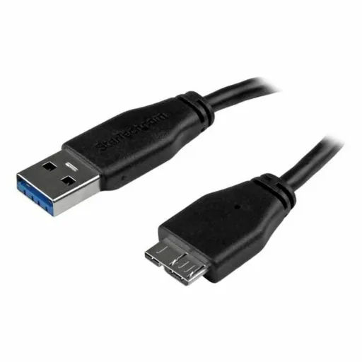 Cabo USB para Micro USB Startech USB3AUB15CMS         Preto