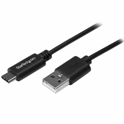 Cabo USB A para USB C Startech USB2AC50CM           0,5 m Preto