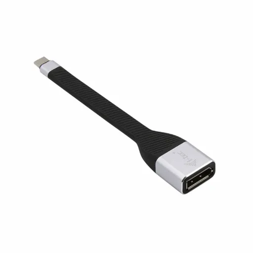 Adaptador USB C para DisplayPort i-Tec C31FLATDP60HZ        Preto