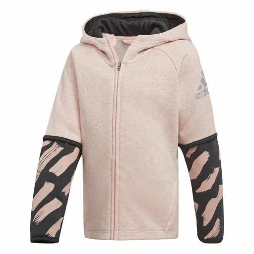 Casaco Infantil Adidas Cover Up Rosa Claro