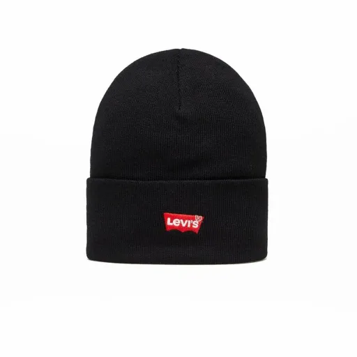 Chapéu Desportivo Levi's Batwing Embroidered Beanie Preto Tamanho Único