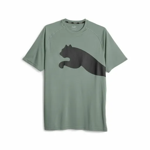 Camisola de Manga Curta Homem Puma 523863 44 Verde (M)