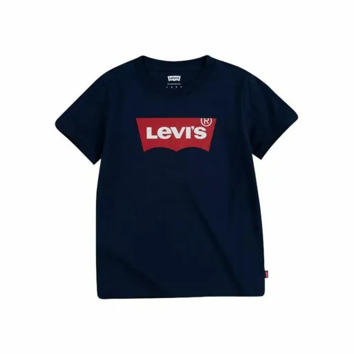 Camisola de Manga Curta Criança Levi's 8E8157 Azul Azul Marinho