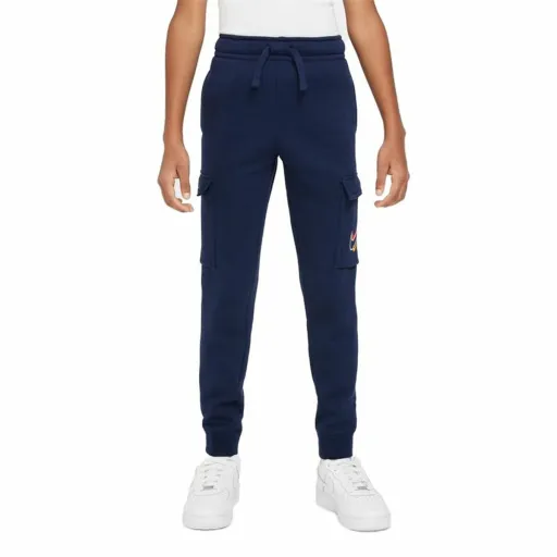 Calças de Treino Infantis Nike Sportswear Azul Homem