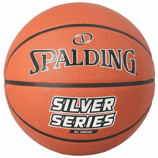 Bola de Basquetebol Silver Series Spalding Silver Series Laranja 7 Sintético