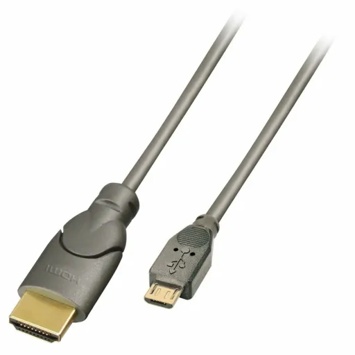 Cabo USB para Micro USB LINDY 41567 Antracite 2 m