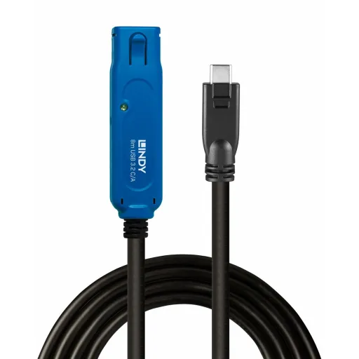 Cabo USB LINDY 43381 8 m Preto