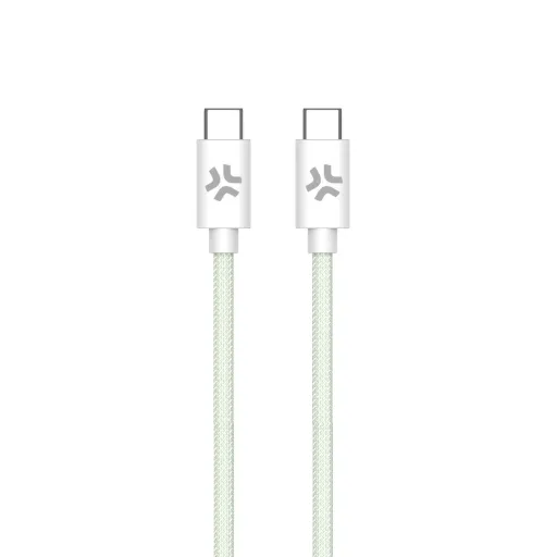 Cabo USB-C Celly USBCUSBCCOTTGN Verde 1,5 m