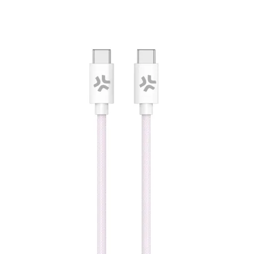 Cabo USB-C Celly USBCUSBCCOTTPK Cor de Rosa 1,5 m