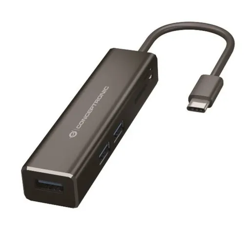 Hub USB Conceptronic 110515707101 Preto