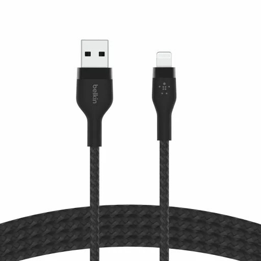 Cabo USB para Lightning Belkin CAA010BT1MBK Preto 1 m