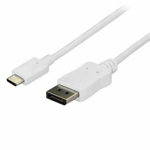 Adaptador USB C para DisplayPort Startech CDP2DPMM6W 1,8 m Branco