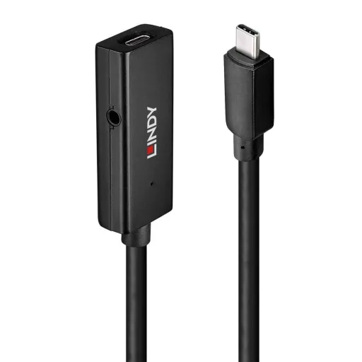 Cabo USB-C LINDY 43356 Preto 5 m