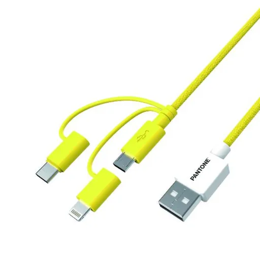 Cabo USB Pantone PT-USB003Y1 Amarelo 1,2 m