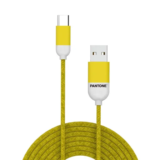 Cabo USB-C para USB Celly PT-TC001-5Y Amarelo 1,5 m