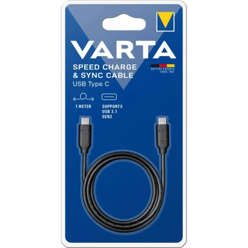 Cabo USB-C para USB-C Varta 57947 1 m