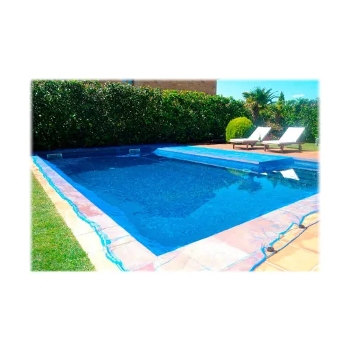 Cobertura de Piscina Fun&Go Leaf Pool Azul (6 x 6 m)