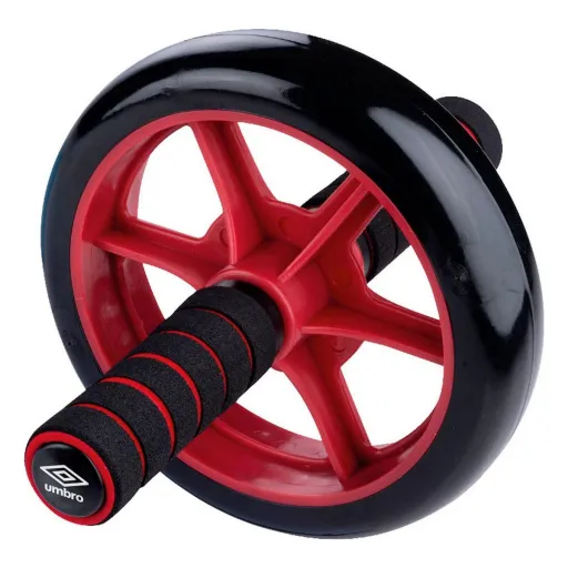 Roda Abdominal Umbro Preto Vermelho 28 x 18 cm