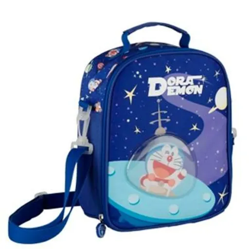 Mochila Geleira Doraemon Azul Escuro 25 x 20 x 9 cm