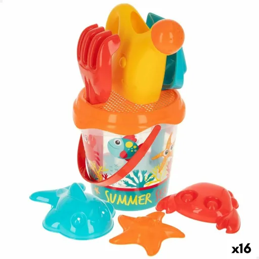 Conjunto de Brinquedos de Praia Colorbaby Polipropileno (16 Unidades)