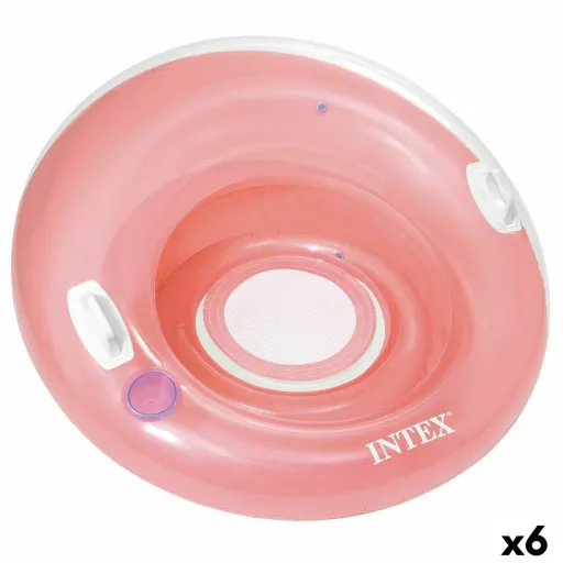 Cadeirão de Piscina Insuflável Intex Redondo Ø 119 cm 119 x 119 cm (6 Unidades)