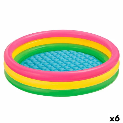 Piscina Insuflável para Crianças Intex Sunset Aros 275 L 147 x 33 x 147 cm (6 Unidades)