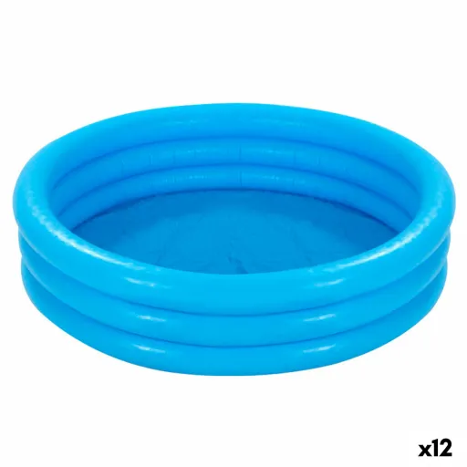 Piscina Insuflável para Crianças Intex Azul Aros 156 L 114 x 25 cm (12 Unidades)