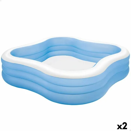 Piscina Insuflável Intex Azul 1250 L 229 x 56 x 229 cm (2 Unidades)