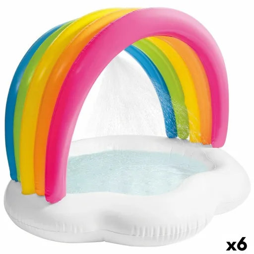 Piscina Insuflável para Crianças Intex Arco-Íris 84 L 119 x 84 x 94 cm (6 Unidades)