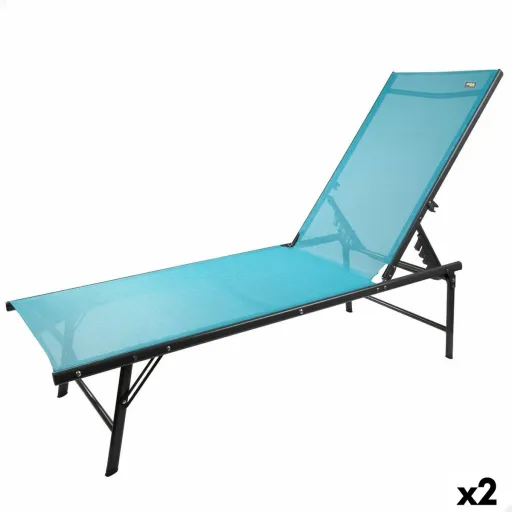 Cama de Rede Aktive Azul 180 x 35 x 49 cm (2 Unidades)