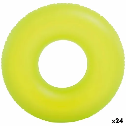 Bóia Insuflável Donut Intex Neon 91 x 91 cm (24 Unidades)