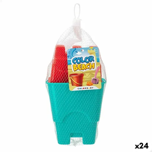 Conjunto de Brinquedos de Praia Colorbaby 3 Peças (24 Unidades)