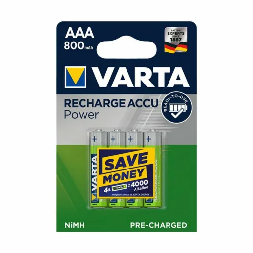 Pilhas Recarregáveis Varta -56703B 800 MAh 1,2 V AAA (4 Unidades)