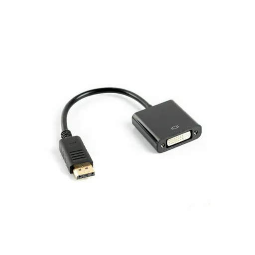 Adaptador DisplayPort para Adaptador DVI Lanberg AD-0007-BK Preto 10 cm