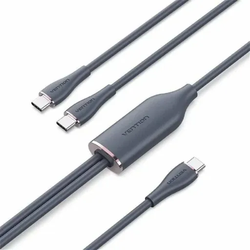 Cabo USB A para USB-C Vention CTMBG Preto 1,5 m