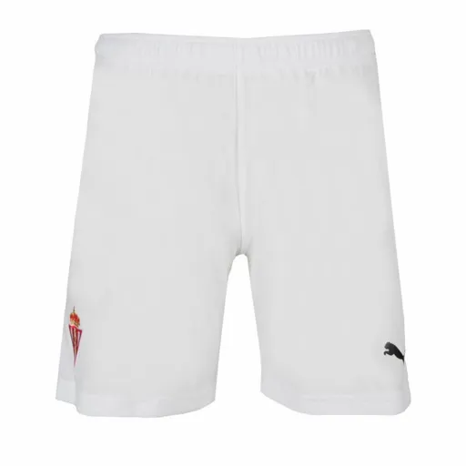 Calções de Desporto Puma Real Sporting de Gijón Branco Homem