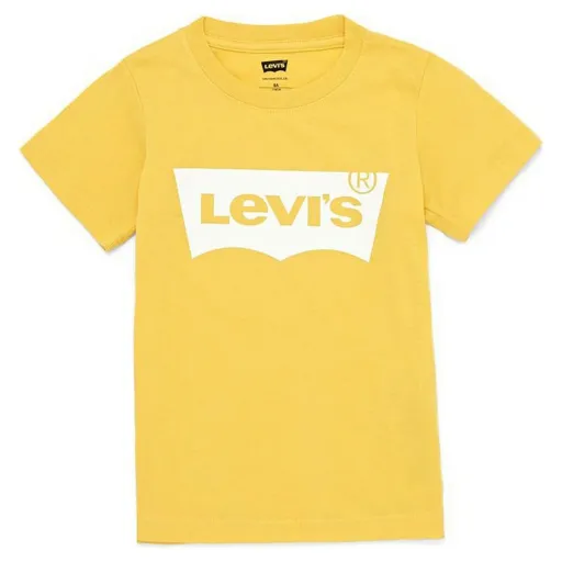 Camisola de Manga Curta Infantil Levi's Batwing Amarelo