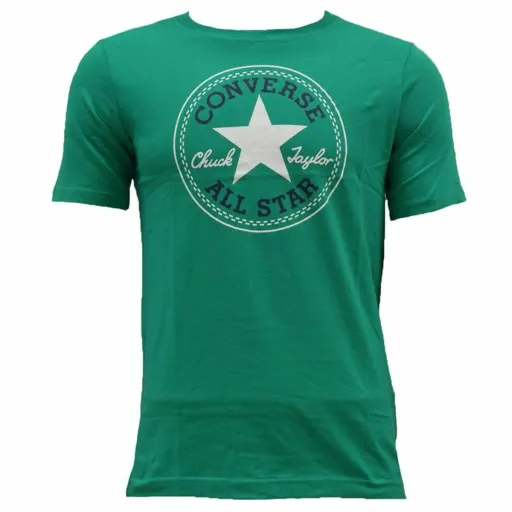 Camisola de Manga Curta Infantil Converse Core Chuck Taylor Patch Verde