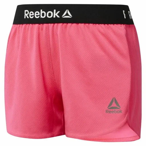 Calções de Desporto Infantis Reebok Cor de Rosa