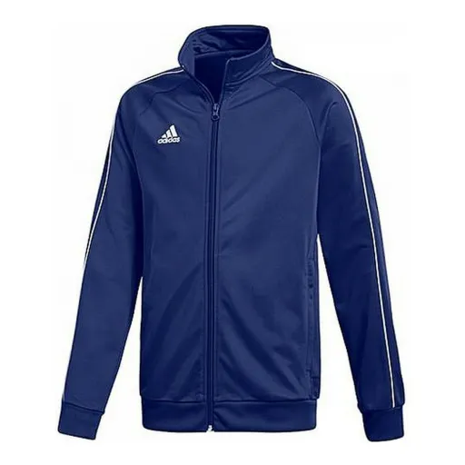 Casaco de Desporto Infantil Adidas CORE18 PES JKTY CV3577  Marinha Poliéster (10 Anos)