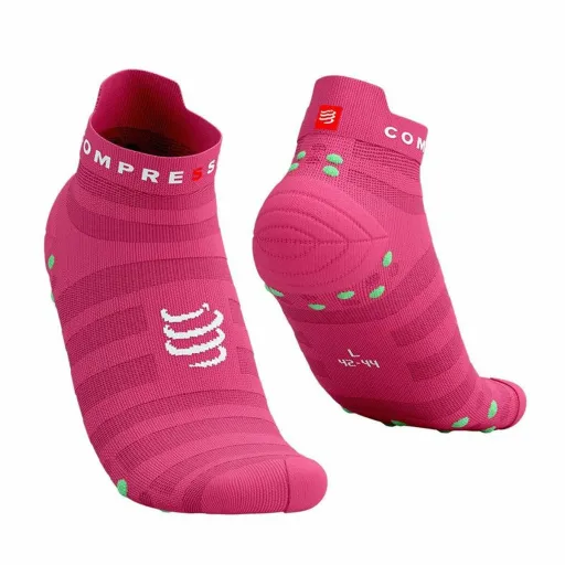 Meias de Desporto Compressport Pro Racing Rosa-Escuro